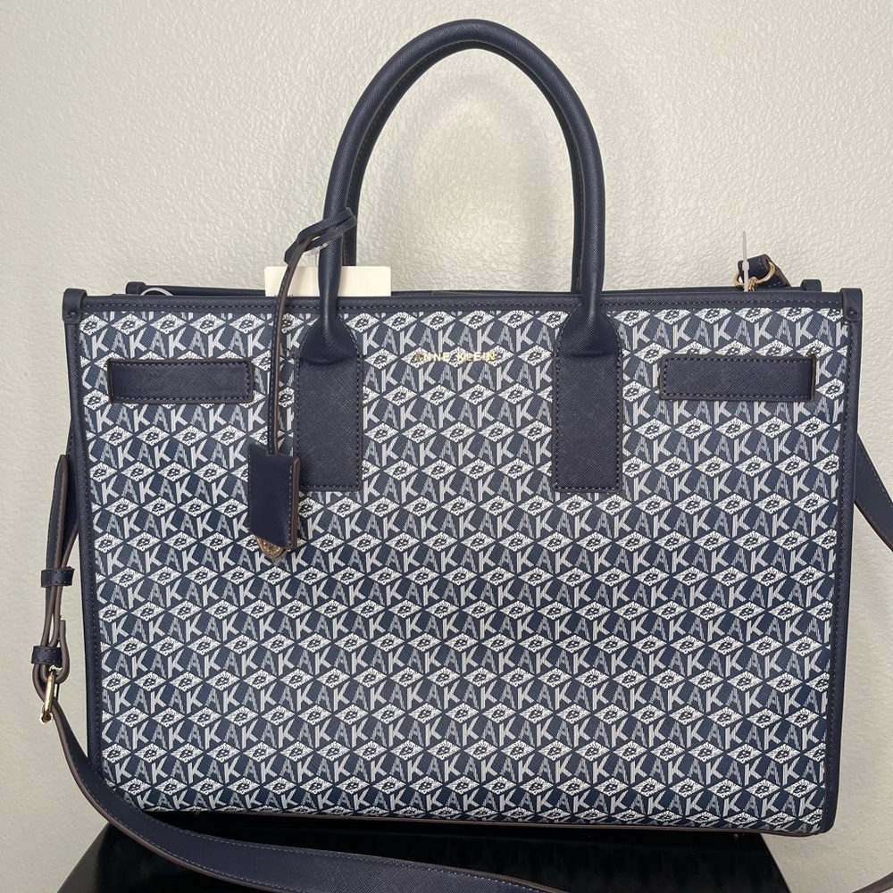 Anne‎ Klein Large Hogan Tote Navy